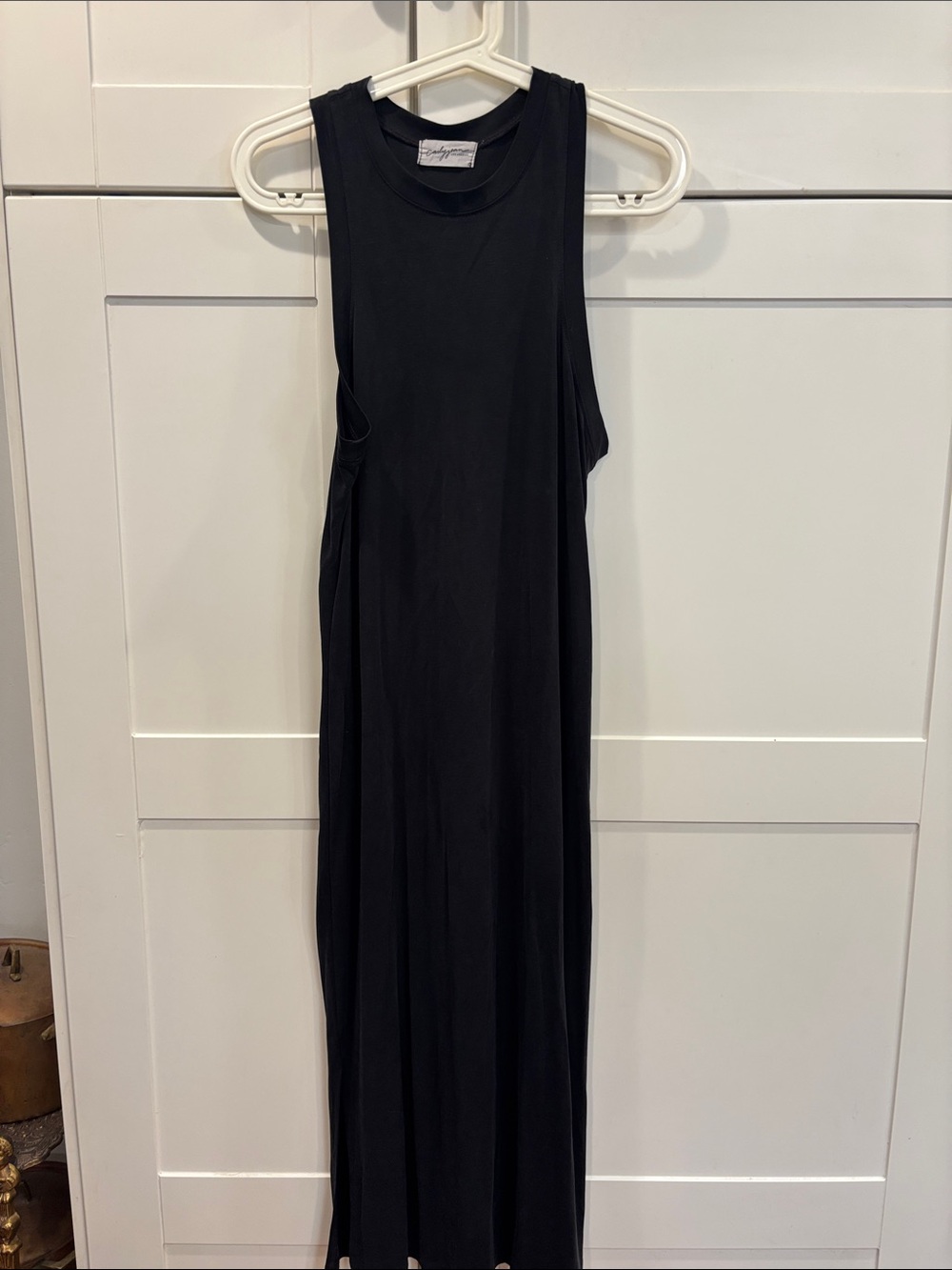 Carly Jean Los Angeles Black Sleeveless Maxi Dress